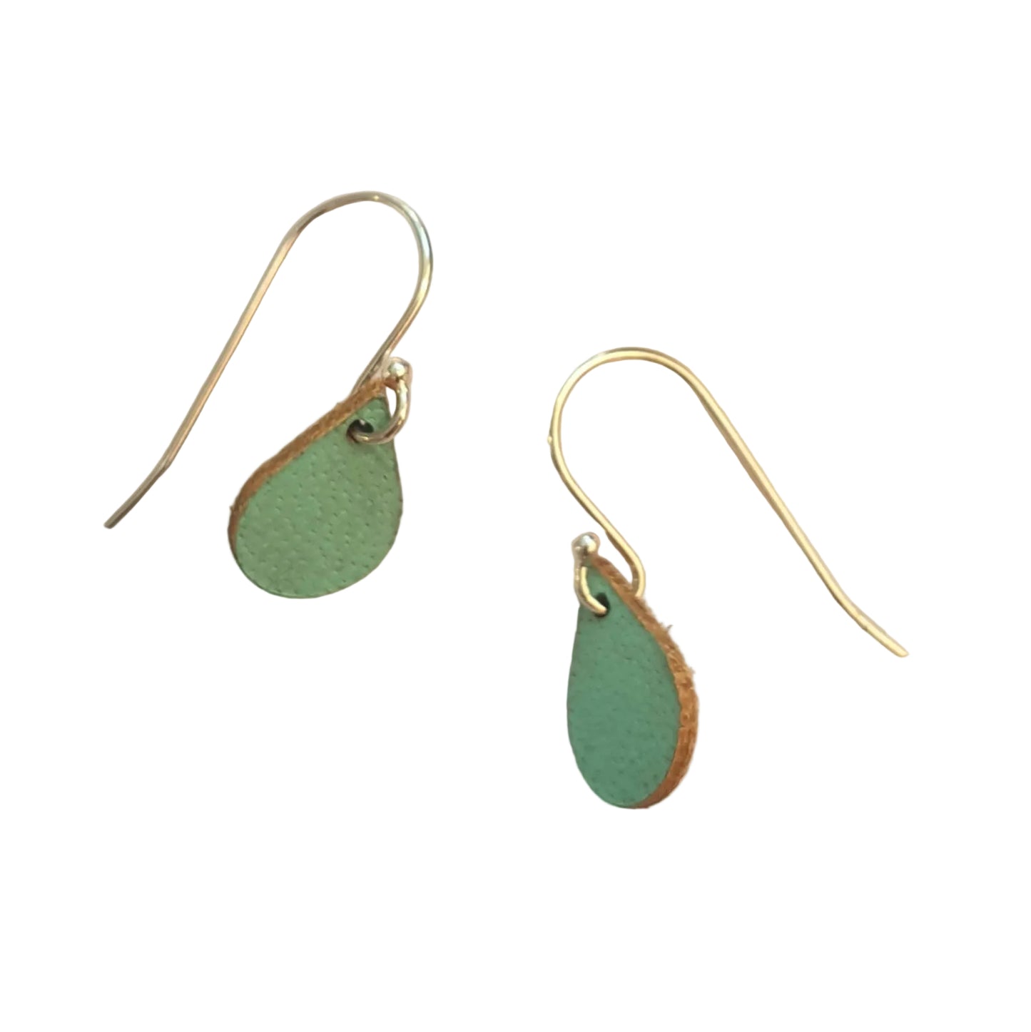 Mini droplet Leather Earrings | Lightweight Everyday Earrings Australia