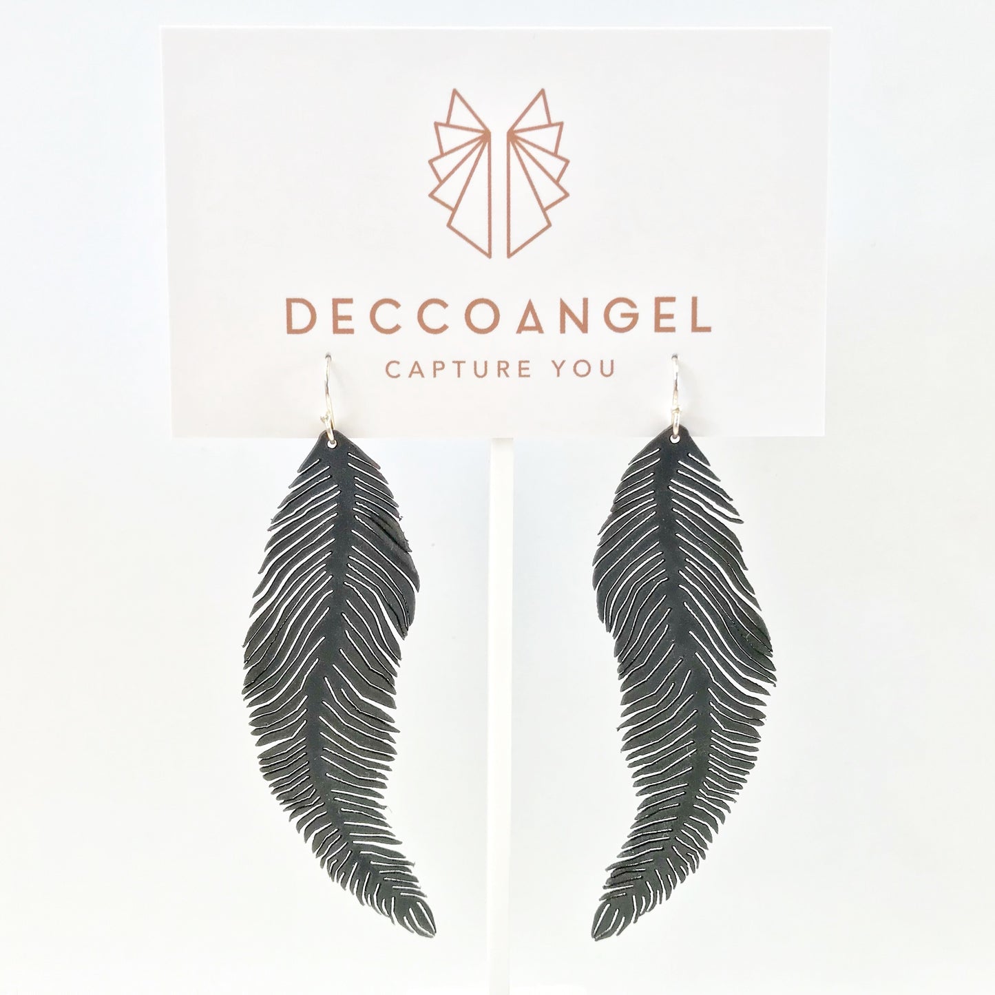 Feather Dangle Drop Earring