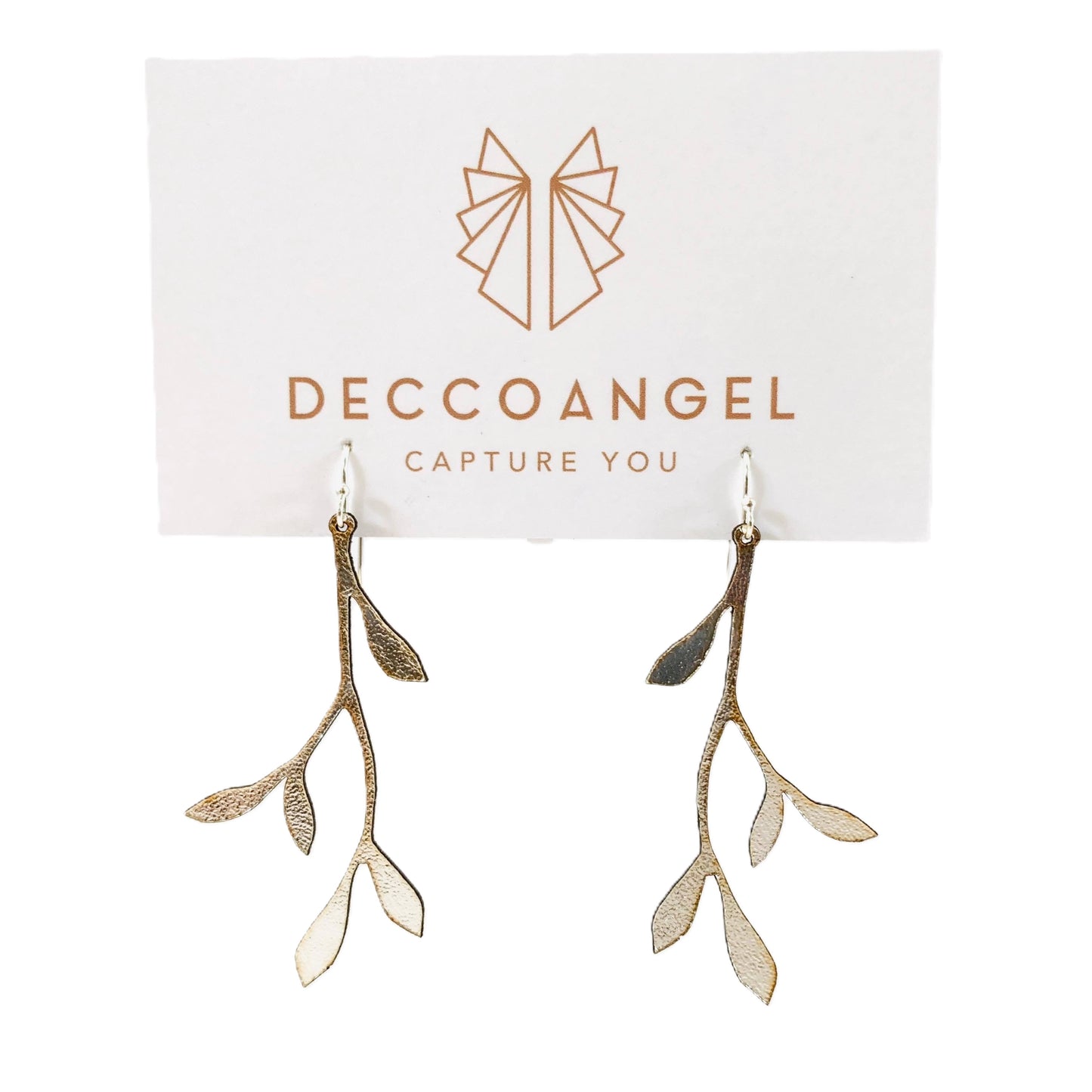 Vine Dangle Leather Earrings – Lightweight, Stylish & Nature-Inspired
