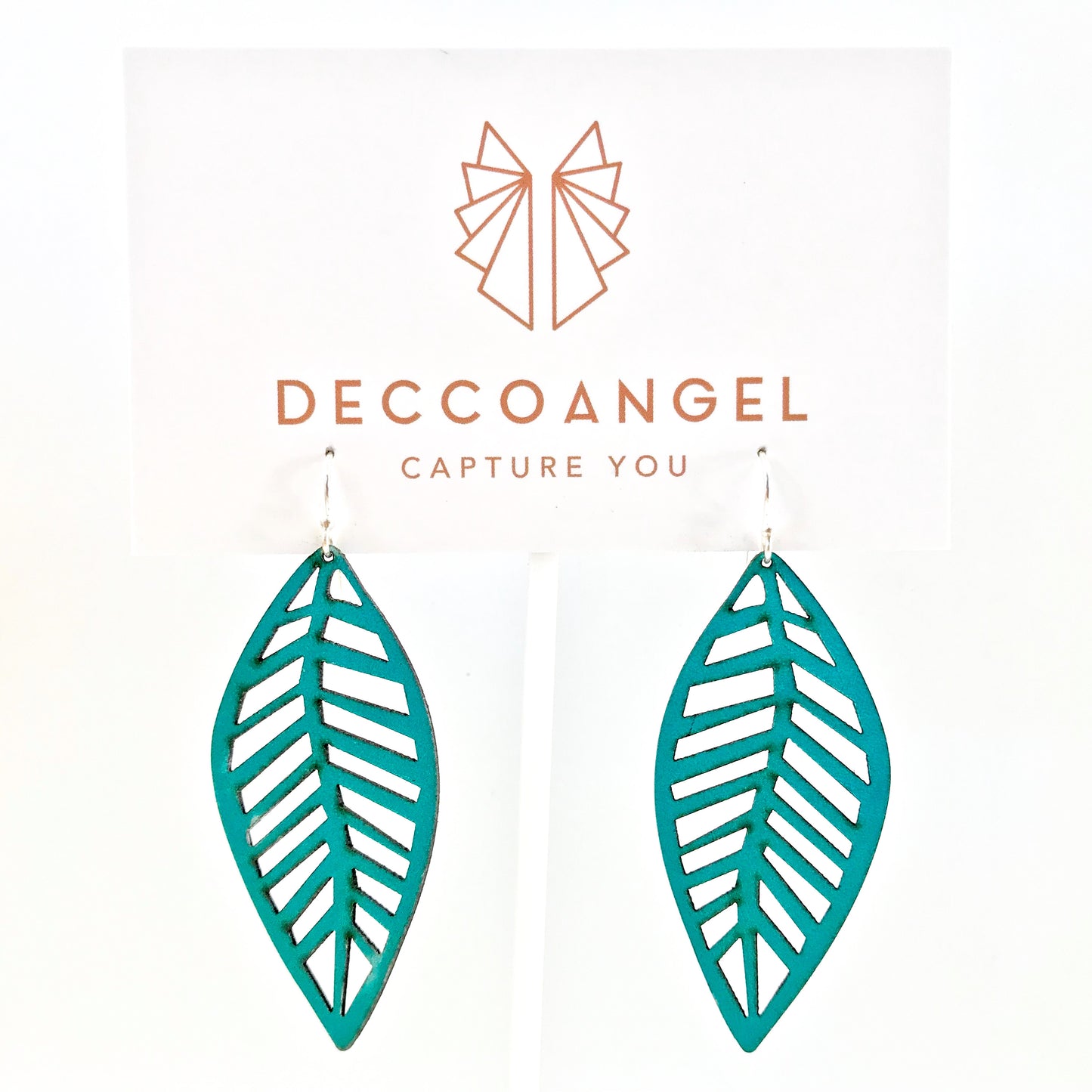 Leaf Leather Earrings | Lightweight drop Earrings Australia