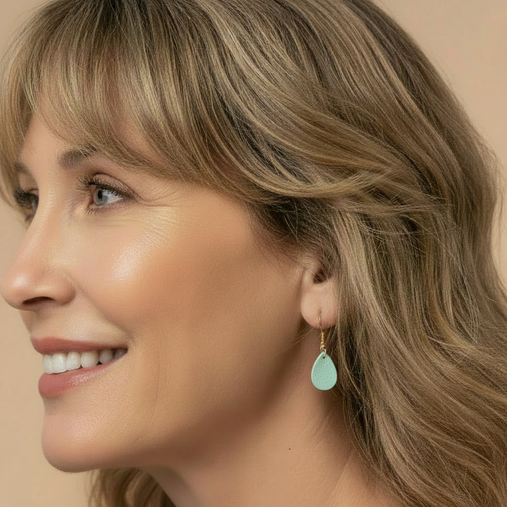 Side Model Slightly Larger Earring