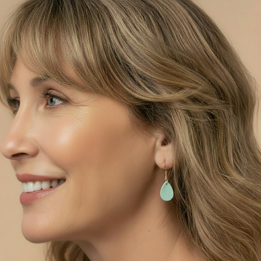 Side Model Slightly Larger Earring